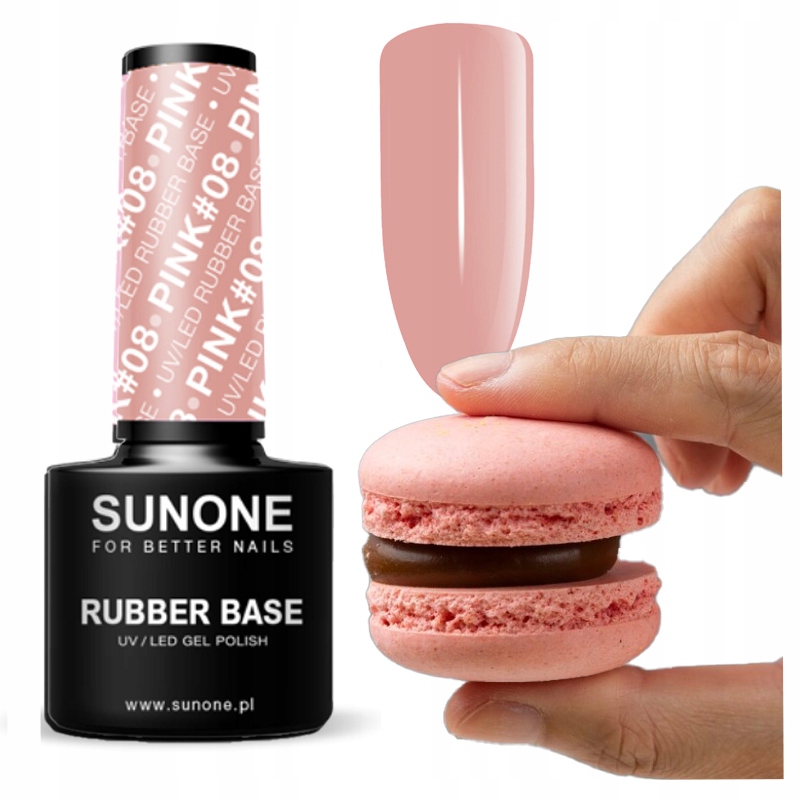 

Sunone Rubber Base 5g Pink 08 Hybryda kauczukowa