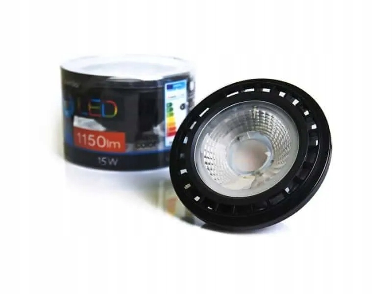 Żarówka LED QR111 15W 4300K GU10 DIM czarna AZ1876 - Azzardo