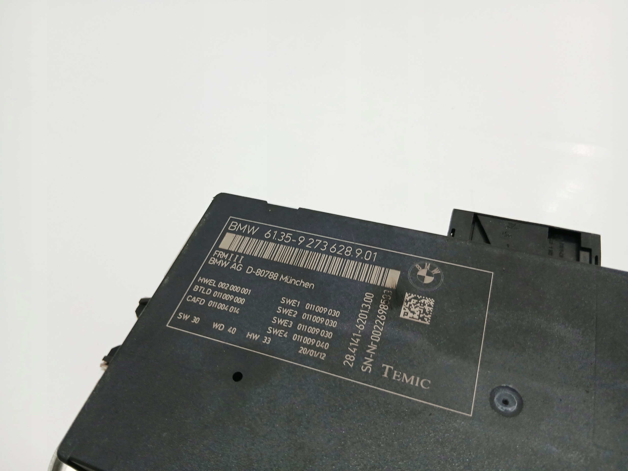 Centralina modulo luci BMW 5 F10 9273628