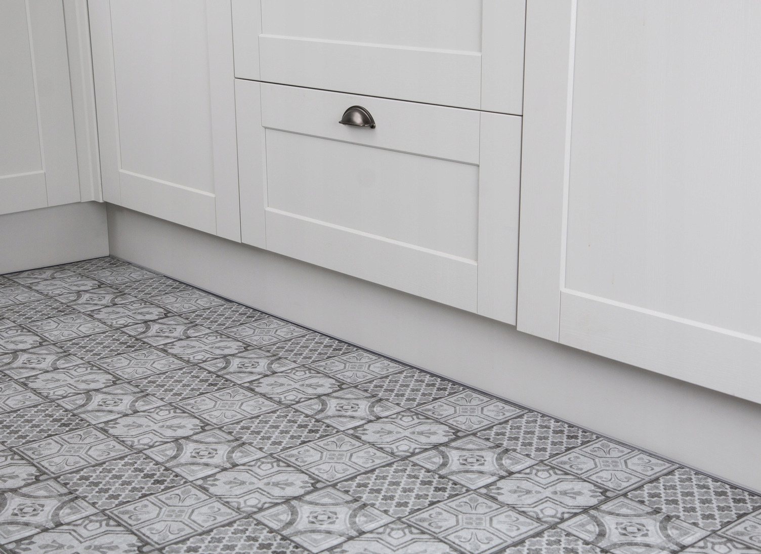 Płytki Podłogowe Patchwork Szary Samoprzylepne Winylowe 1m² Kod producenta 274-5043