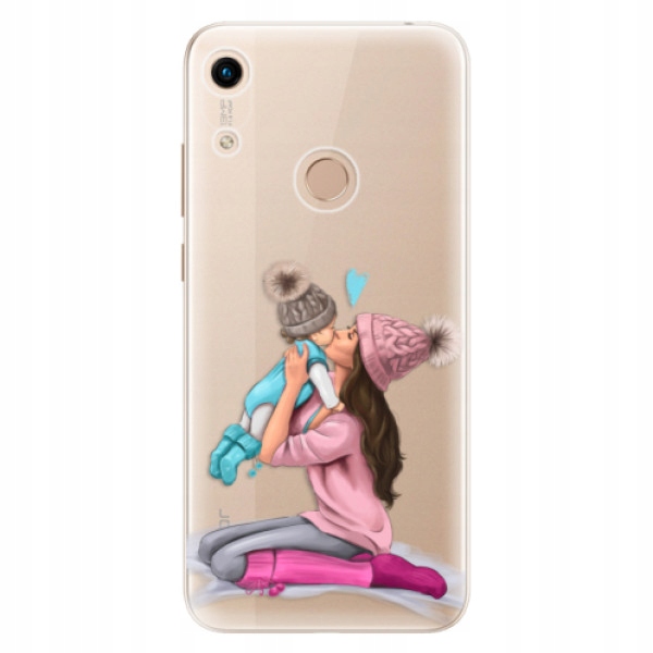 Silikonowe etui iSaprio Kissing Mom Brunette and Boy do Honor 8A