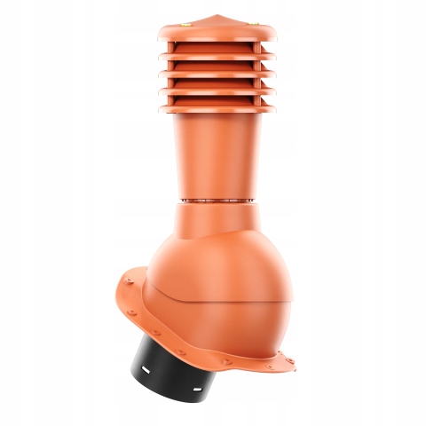 Větrací komín Smartline profil B fi 125 mm, nezateplený, cihlový