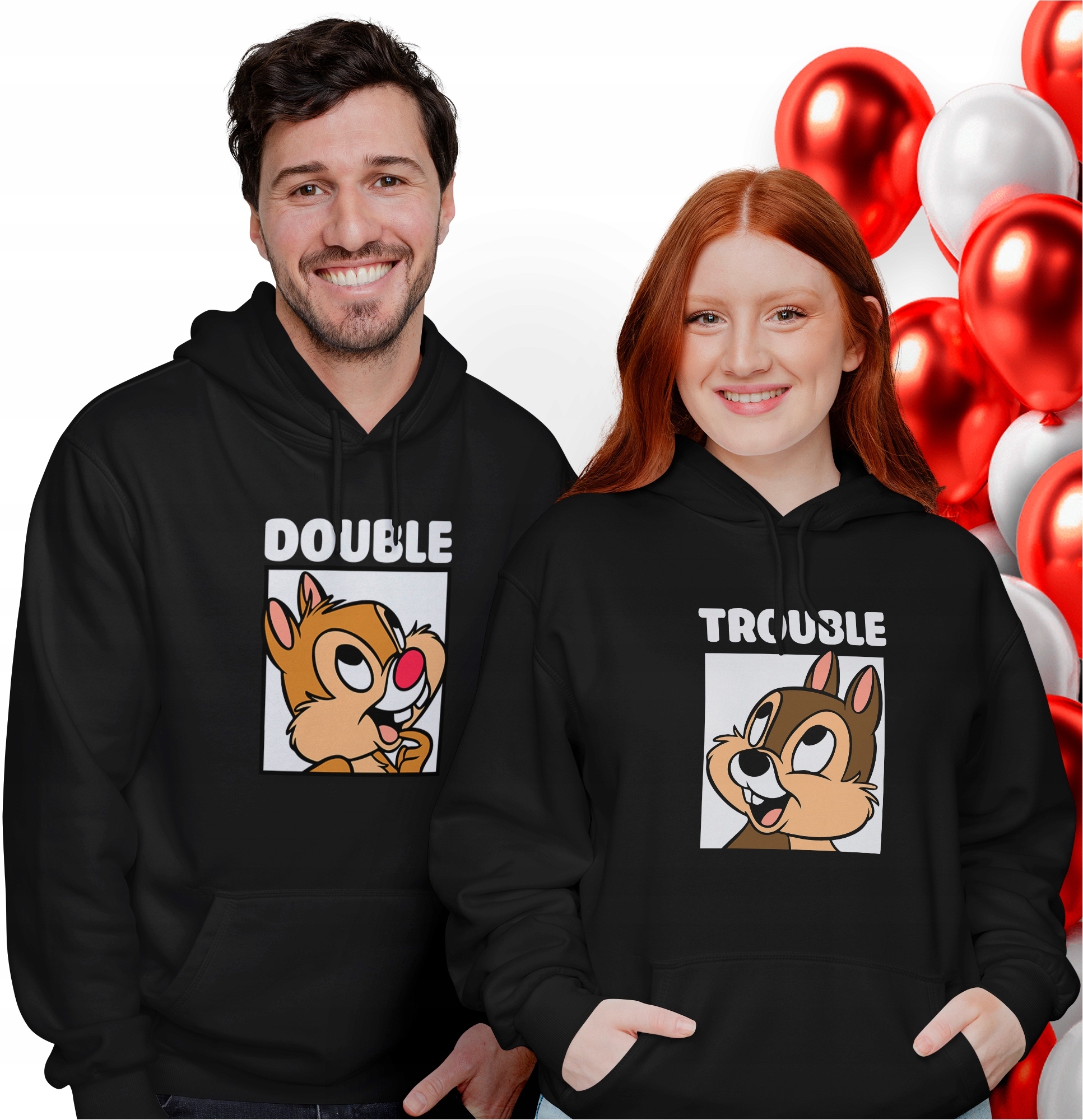 Mikina Mikiny pro páry na Valentýna Chip Dale Komplet Bluz