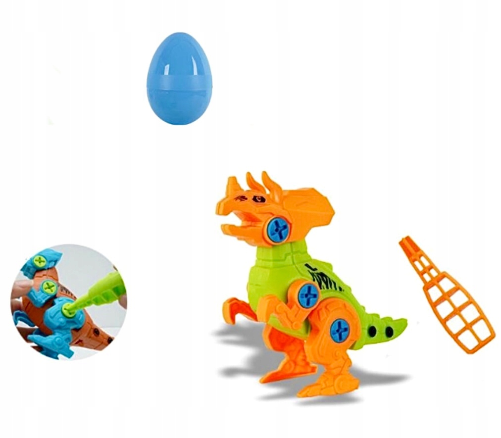 

Dinozaur do Skręcania w Jajku jajko ze śrubokrętem