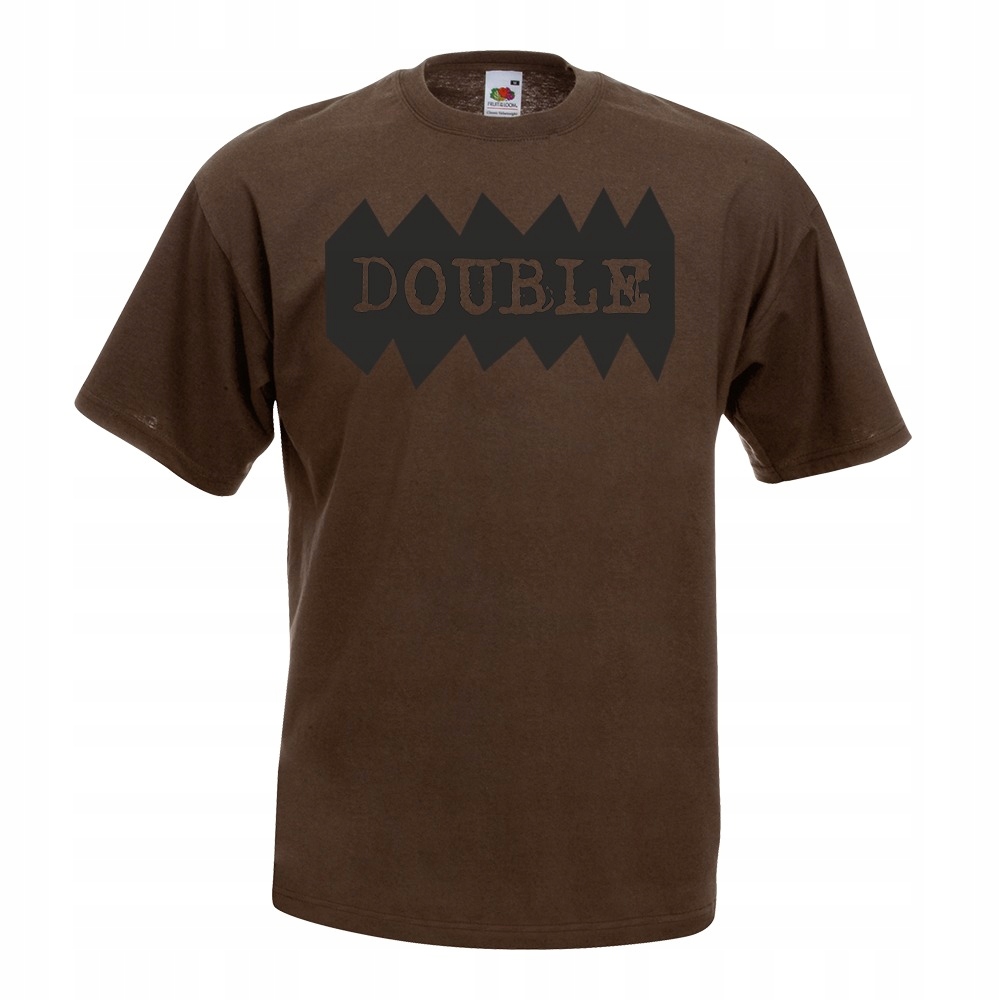 

Koszulka double trouble dla par 1 XL brązowa