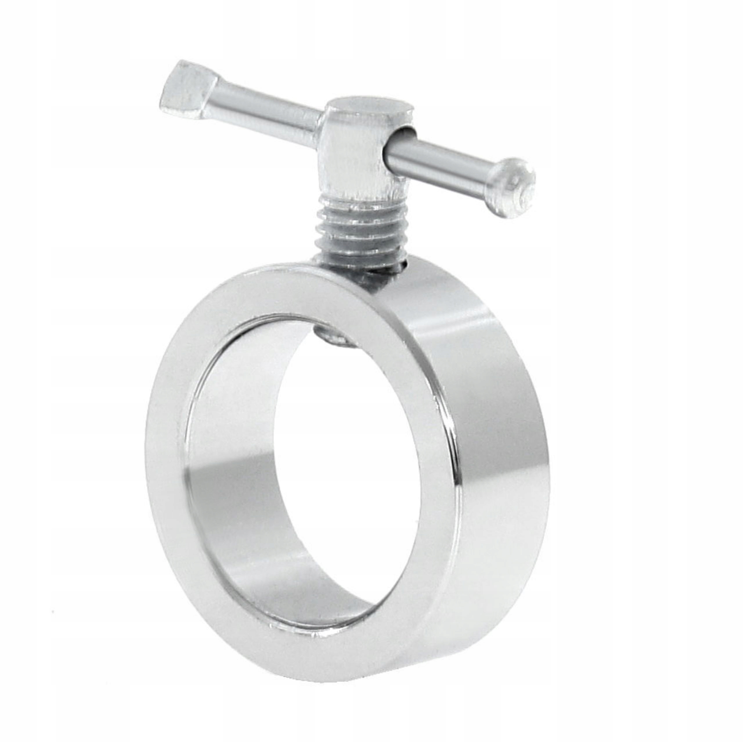 HRD SYSTEM ZACISK STALOWY ZE ŚRUBĄ NA GRYF 25MM 1 SZTUKA Z KLUCZYKIEM