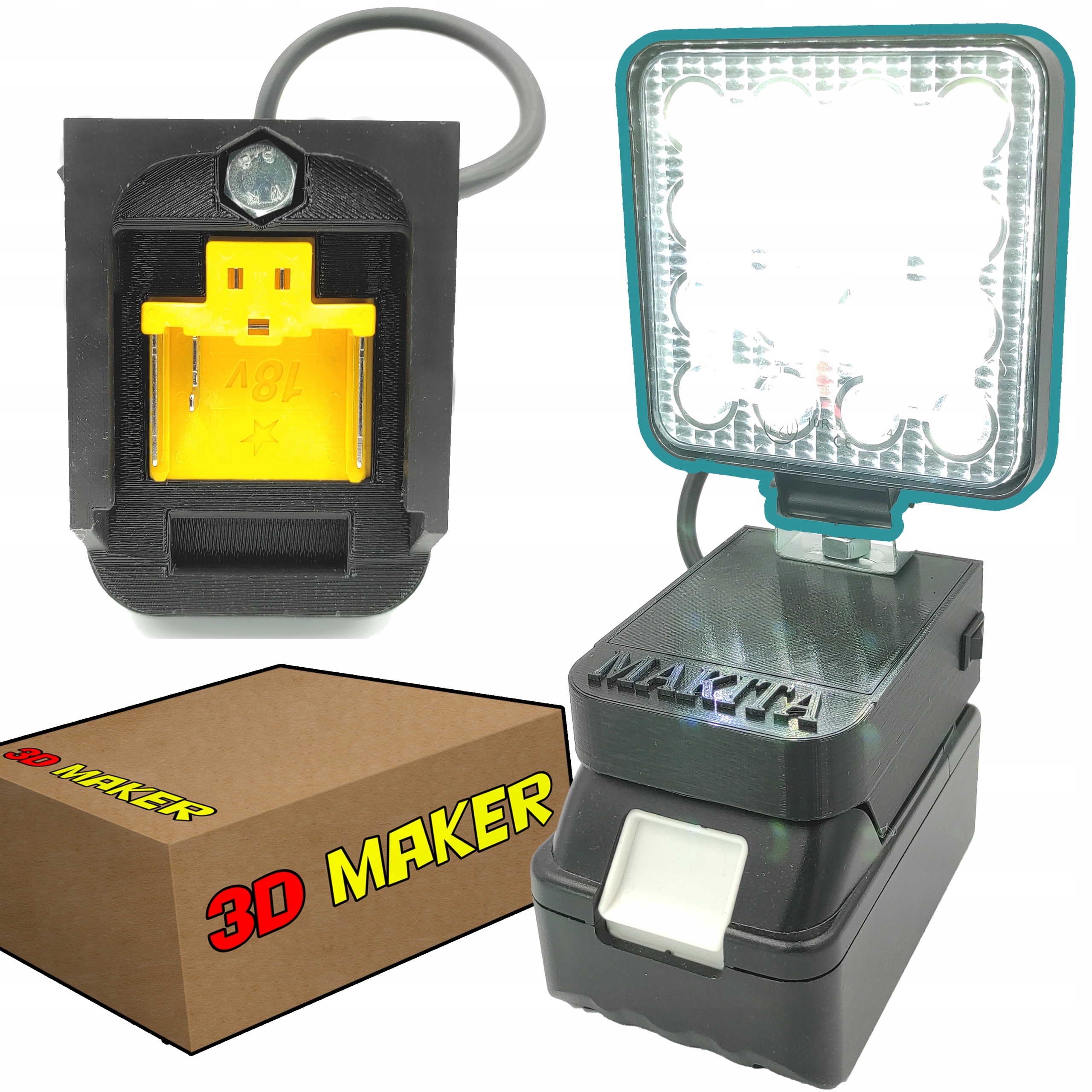 

Lampa Halogen Latarka Makita 18V
