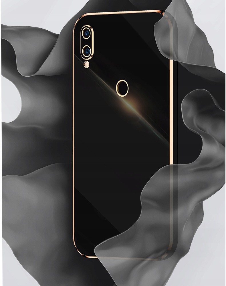 ETUI GLAMOUR DO HUAWEI P SMART 2019 SILIKON SZKŁO Materiał inny