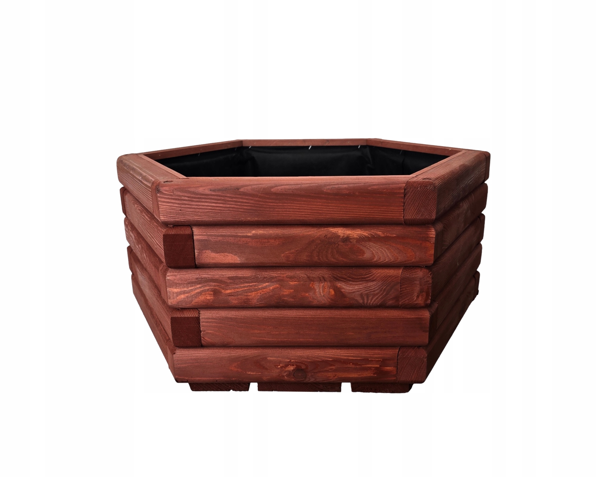 Květináč dřevo Red do zahrady terasa na květiny bylinky 50 cm x 43 x 30 cm Eko