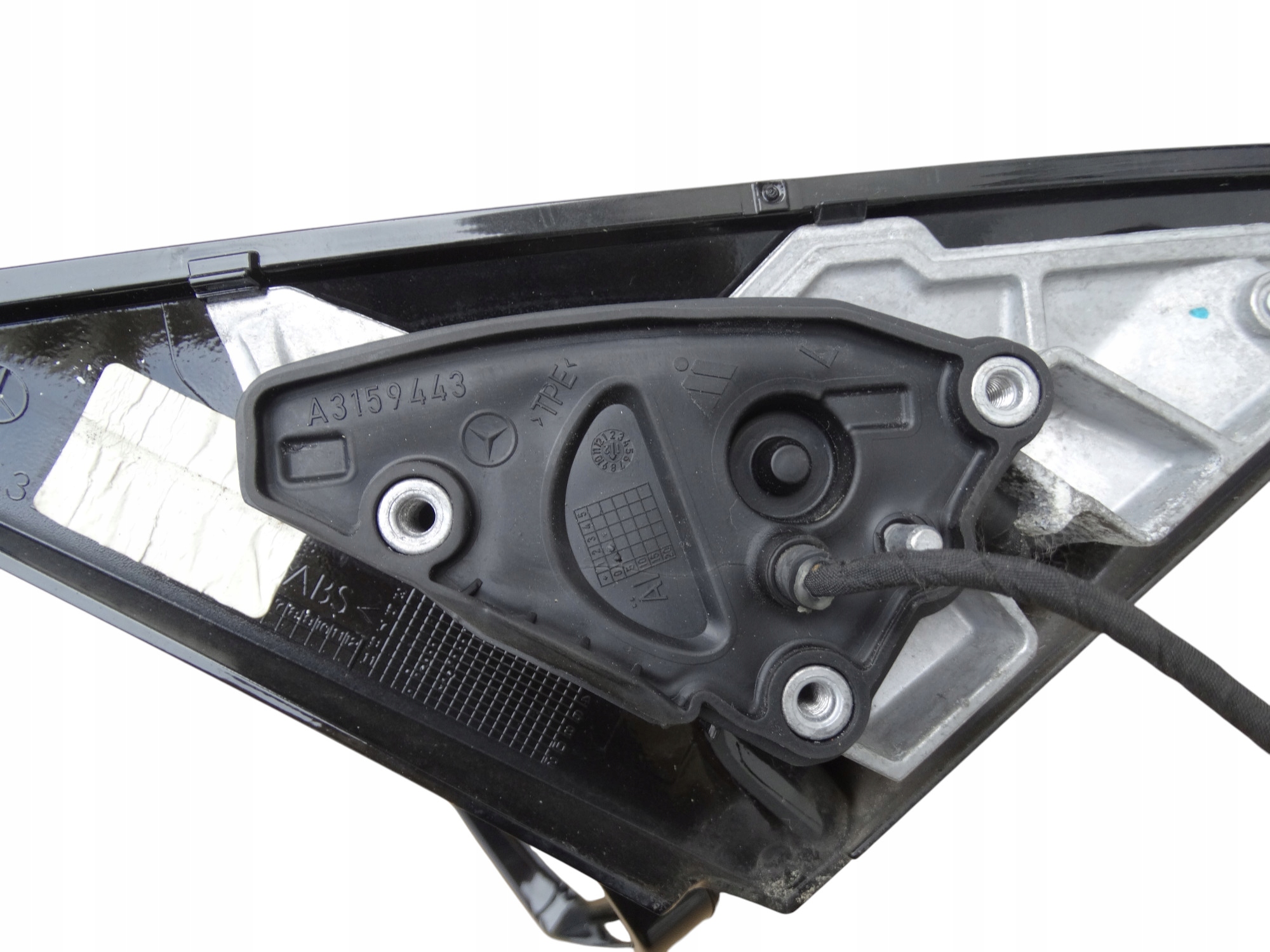 MERCEDES E-KLASA W212 mirror exterior left 7PIN 040 black, original