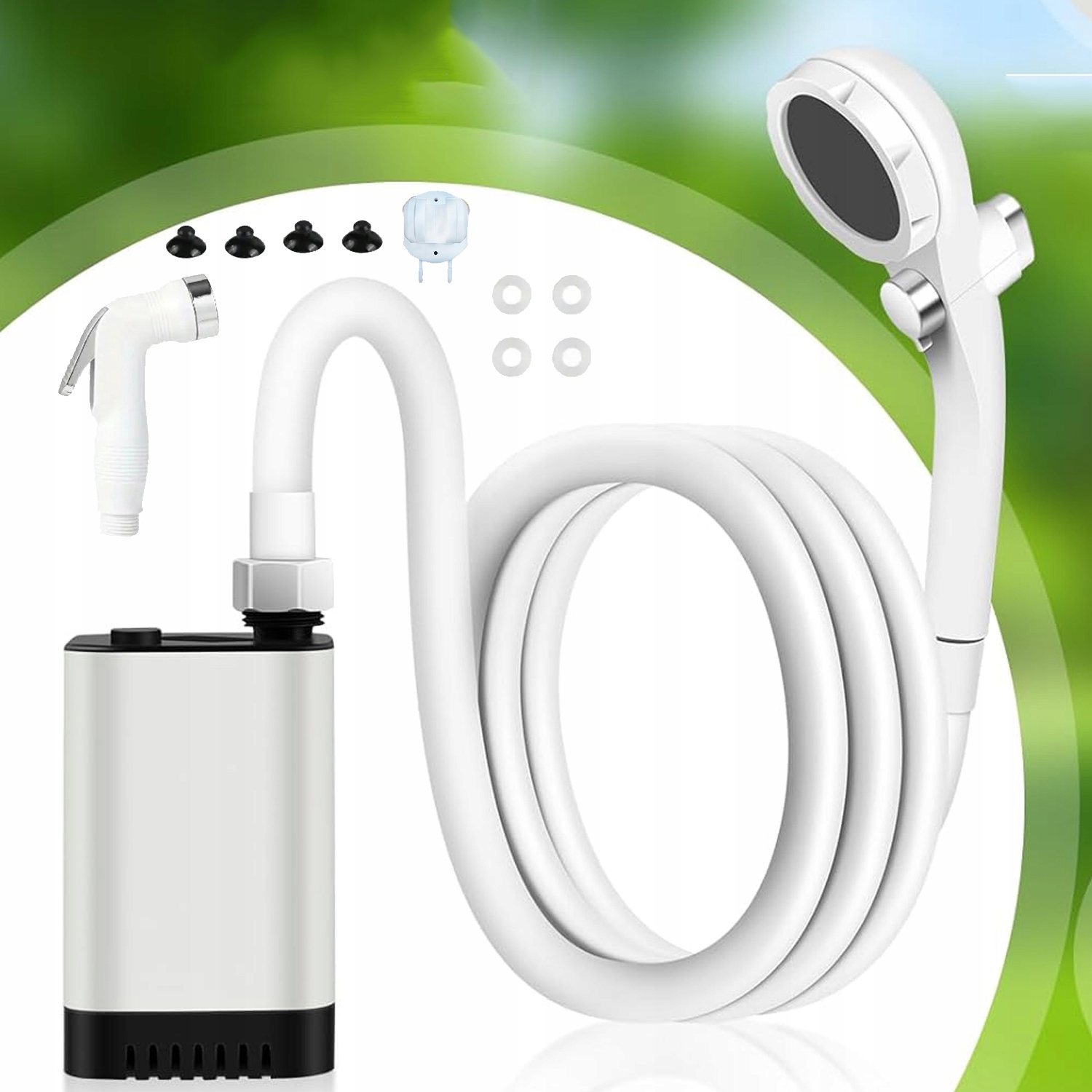 Elektrická Kempingová Sprcha, Přenosná Kempingová Sprcha S Pumpičkou