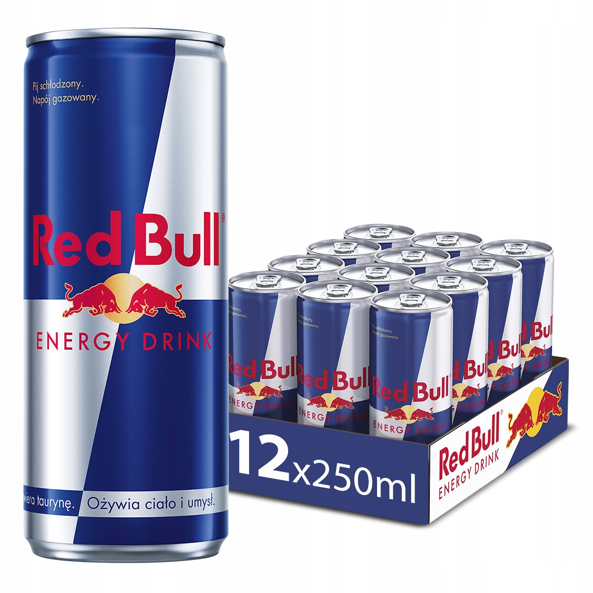 Red Bull Napój energetyczny 250 ml x 12 sztuk