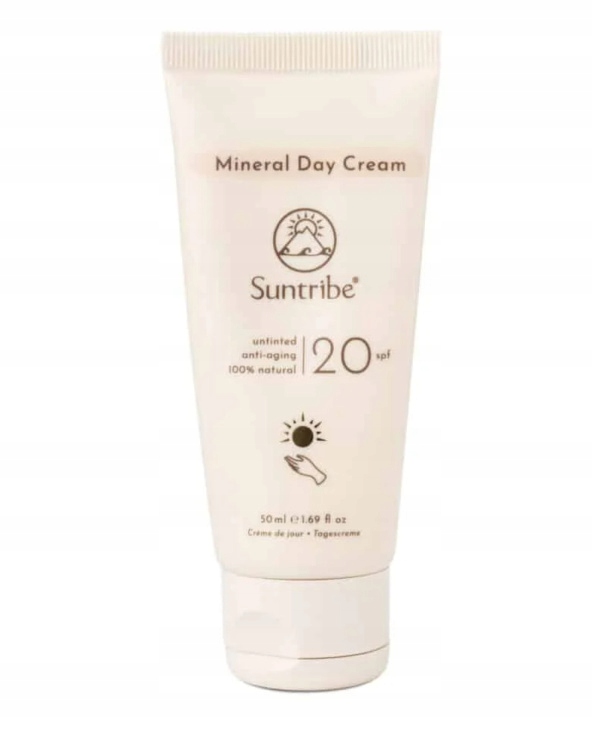 Suntribe Přírodní minerální denní krém Spf 20 bílá 50 ml