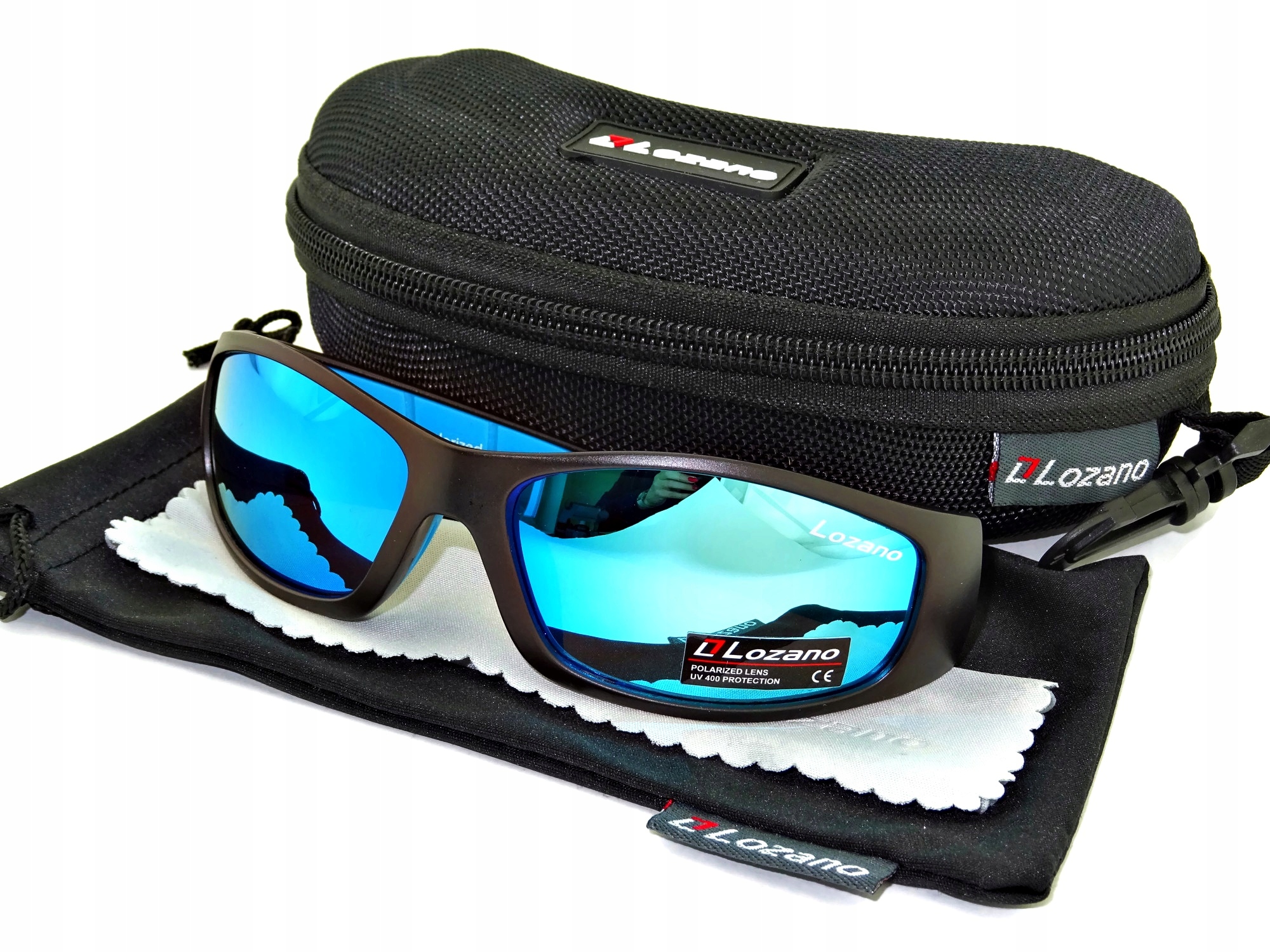 Sluneční Cyklistické Brýle Modré Revo Polarizační Lozano Sportovní