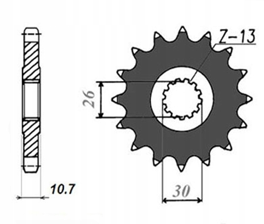 ZESTAW NAPĘD-OWY DID+SUN YAMAHA YZF-R1 2009-2014 Stan opakowania oryginalne