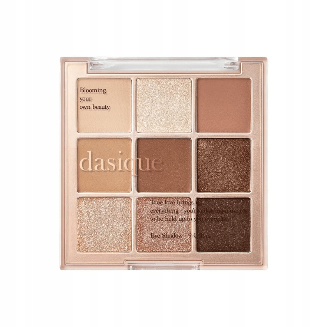Dasique #01 Sugar Brownie hnědá paleta očních stínů, 7 g