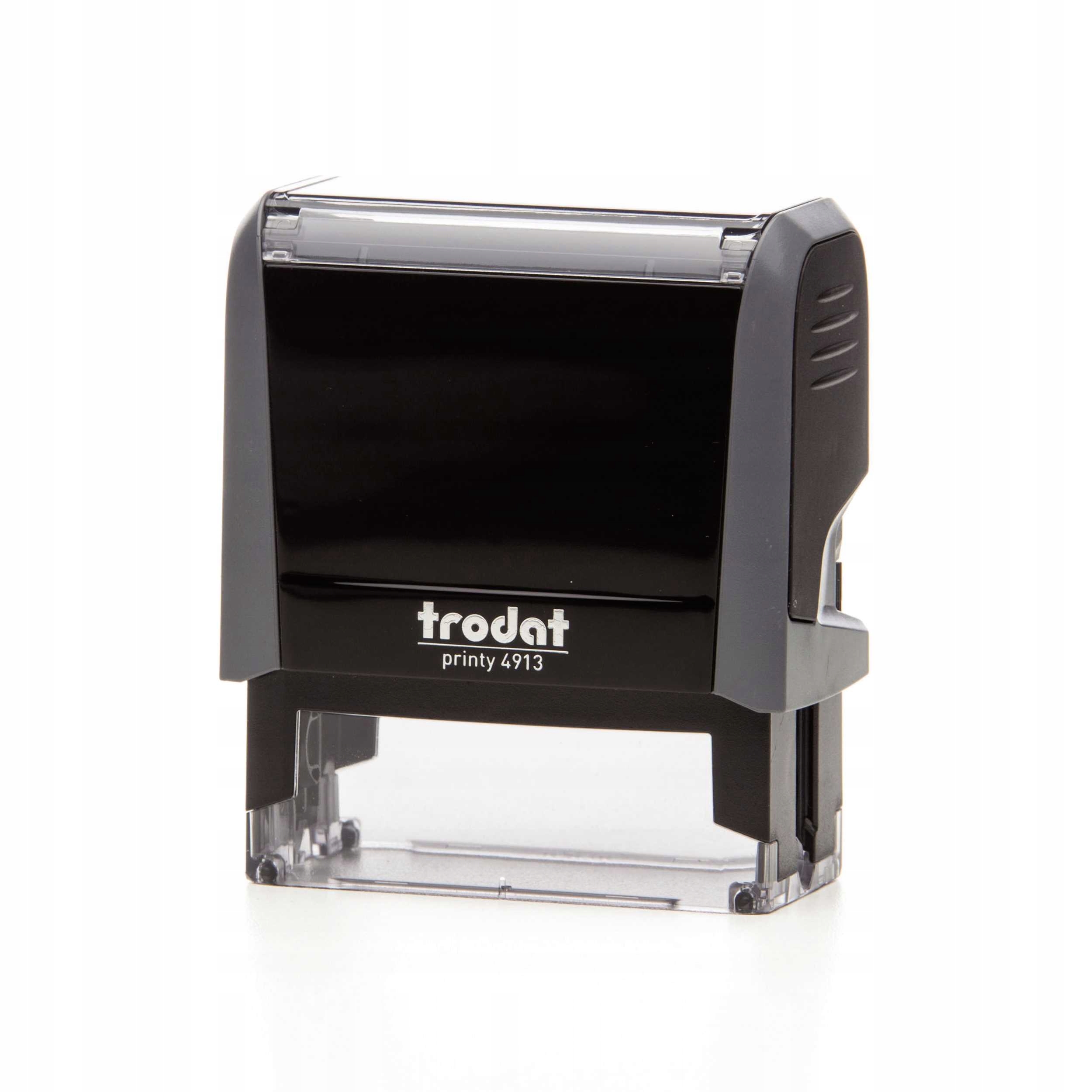 PIECZĄTKA TRODAT PRINTY 4913 SZARA + PROJEKT GUMKI Stan opakowania oryginalne
