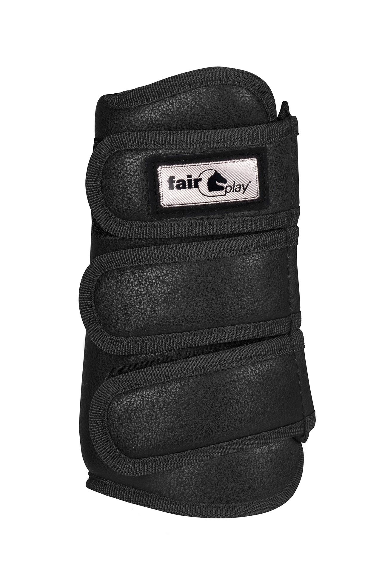 Chrániče pro koně Fair Play Tact, černá barva, velikost Cob Front M
