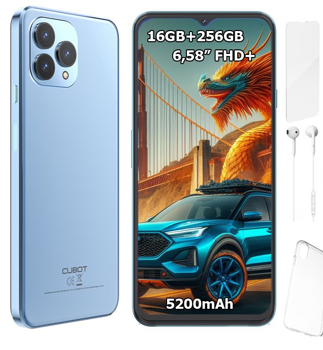 Smartfón Cubot P80 16/256GB Nfc Dual Sim 4G 6,5"