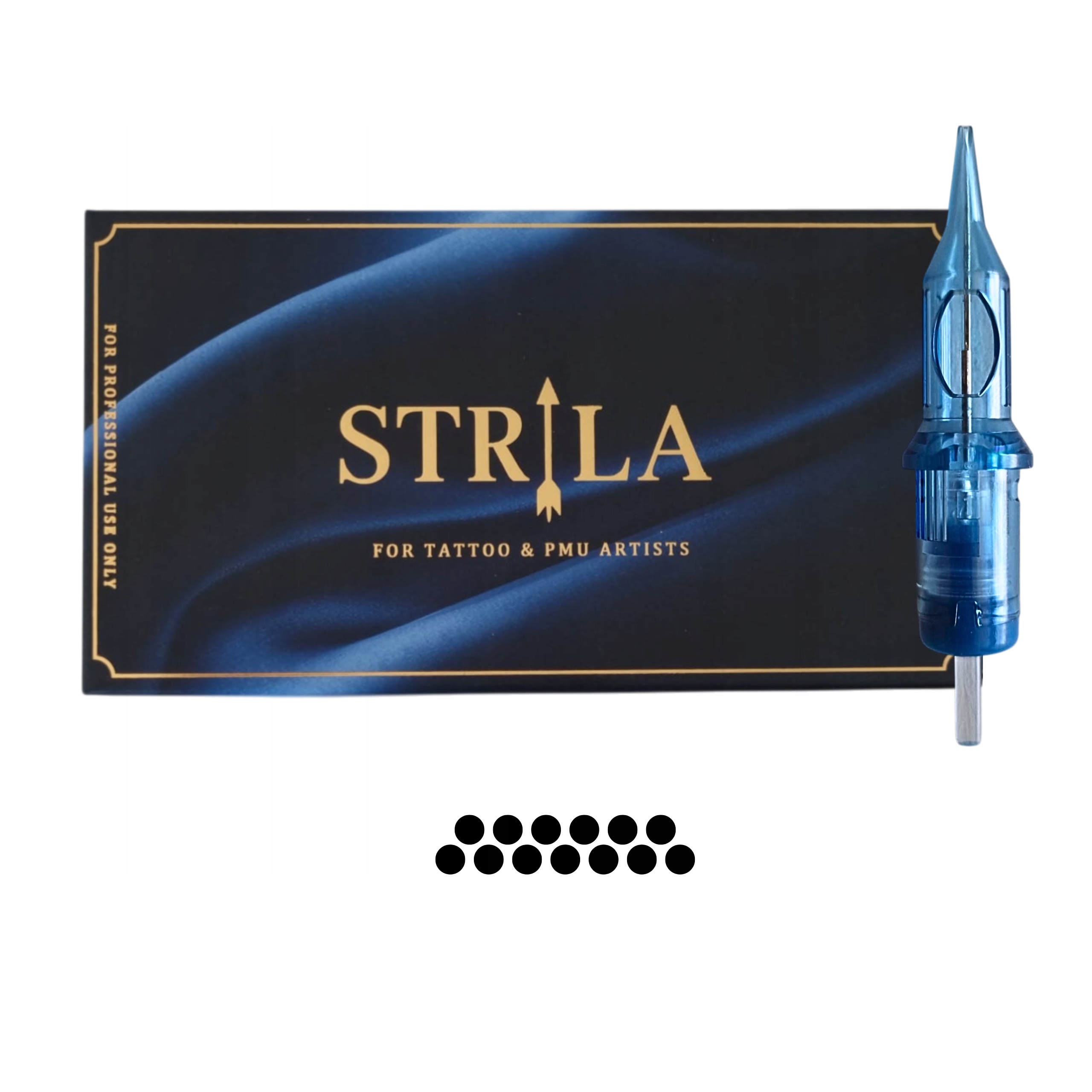 Kartridže na tetování Pmu Strila 1013MGLT 0,30mm 13M Cartridge 20 Ks