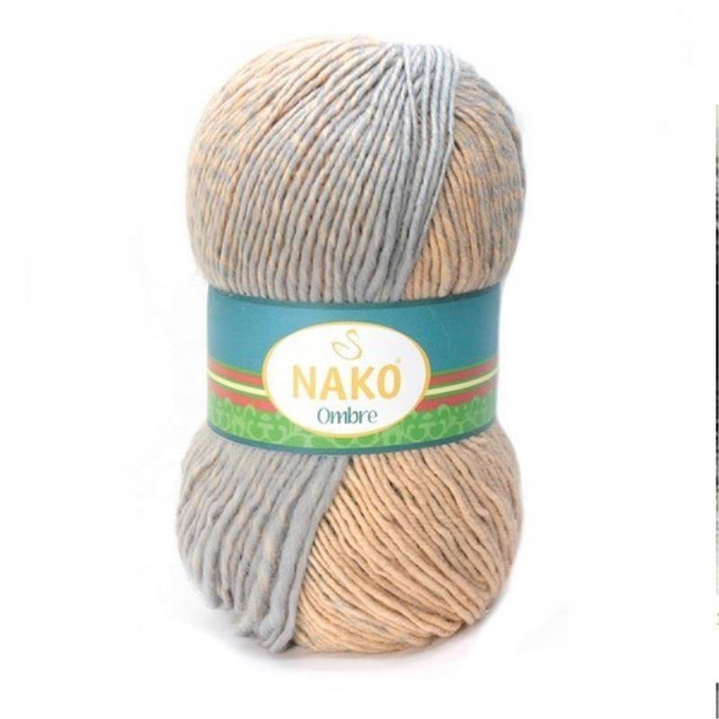 Włóczka Nako Ombre 100g- 190m kol.20382