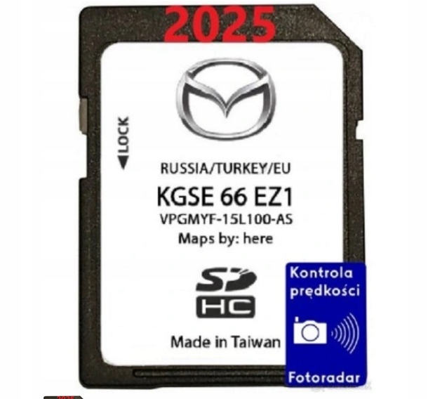 Mapa Pro Navigaci Karta Mazda 2024 2 3 6 CX-3 CX-5 CX-9 Europa KGSE66EZ1