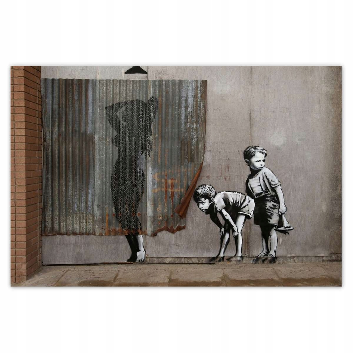 

Plakaty 90x60 Banksy Chłopcy Prysznic