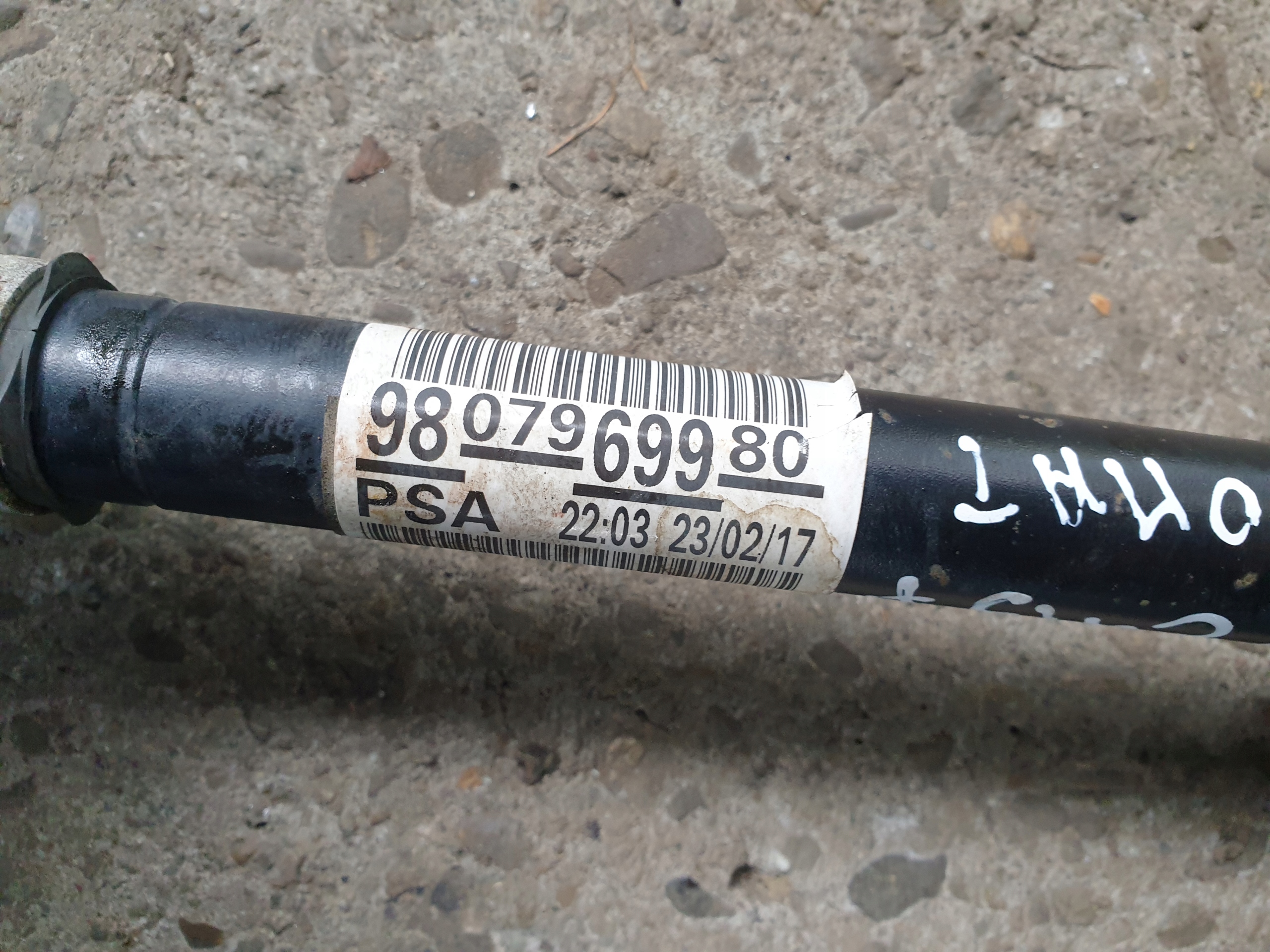 semi-axis left CITROEN C4 B7 II 1.2 THP 2015- 9807969980 AUTOMAT