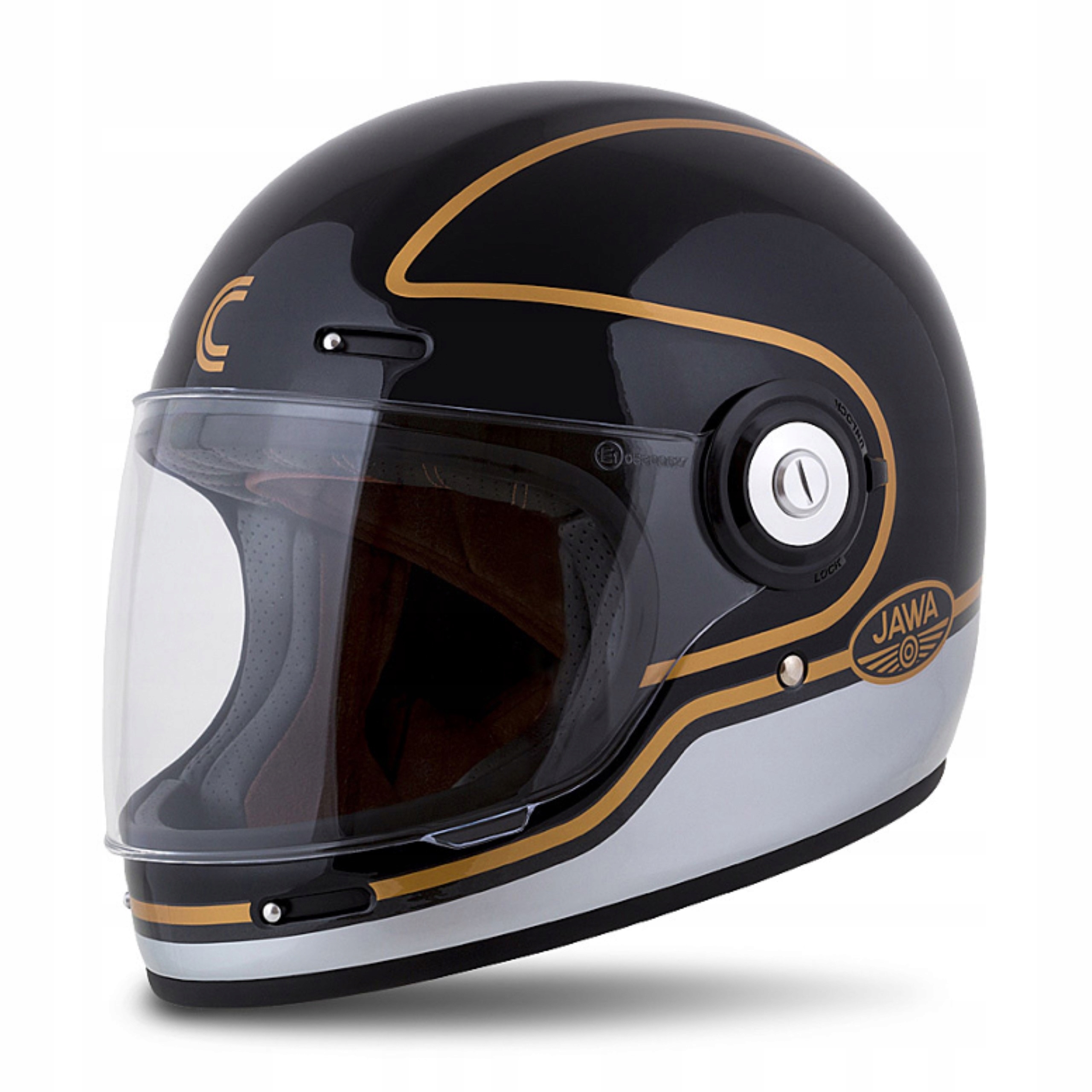 

Cassida Kask Motocyklowy Fiber Jawa Sport Gold M