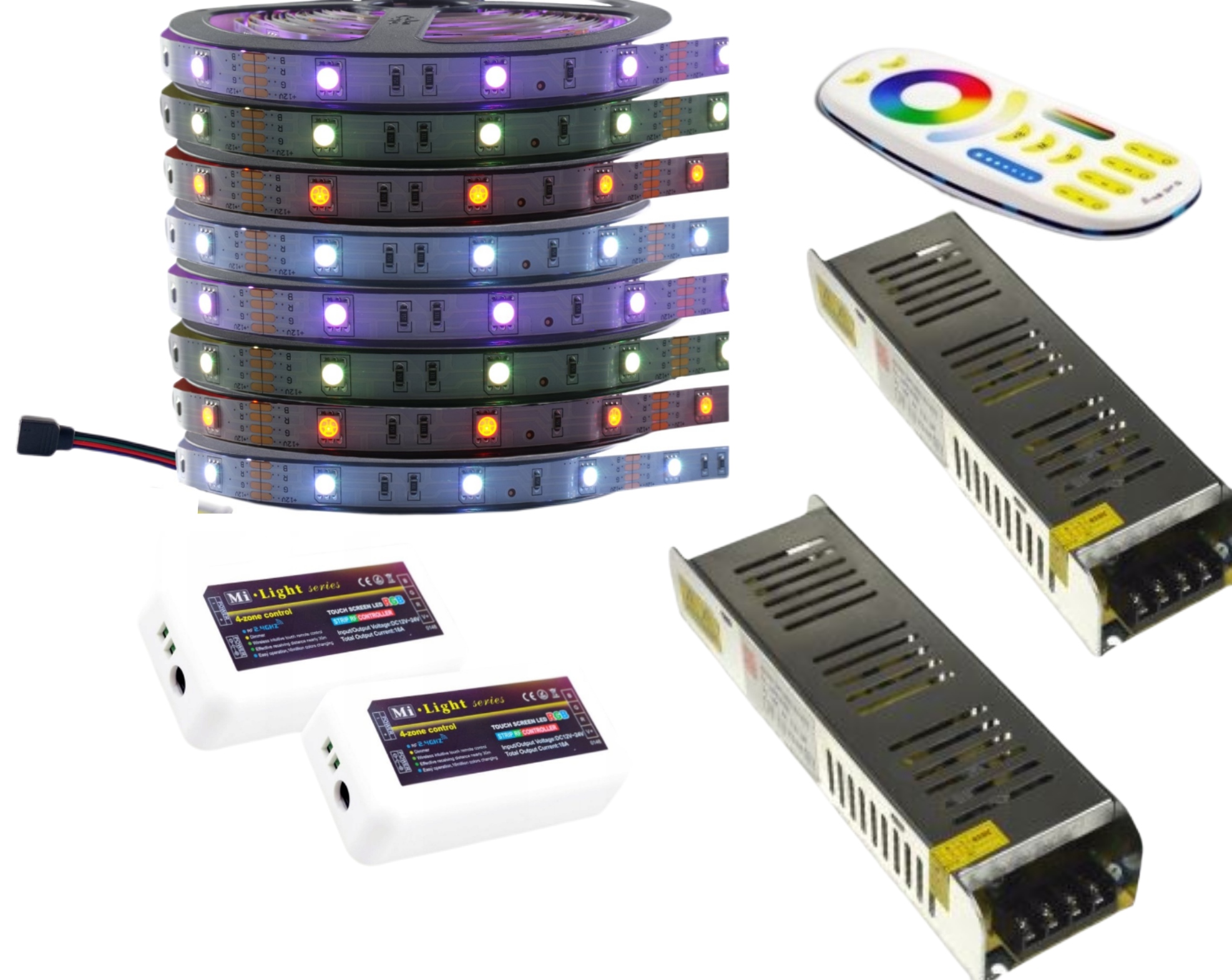 Sada Led pásikov Rgb 5050 Mi-Light Premium 4Z 40 m