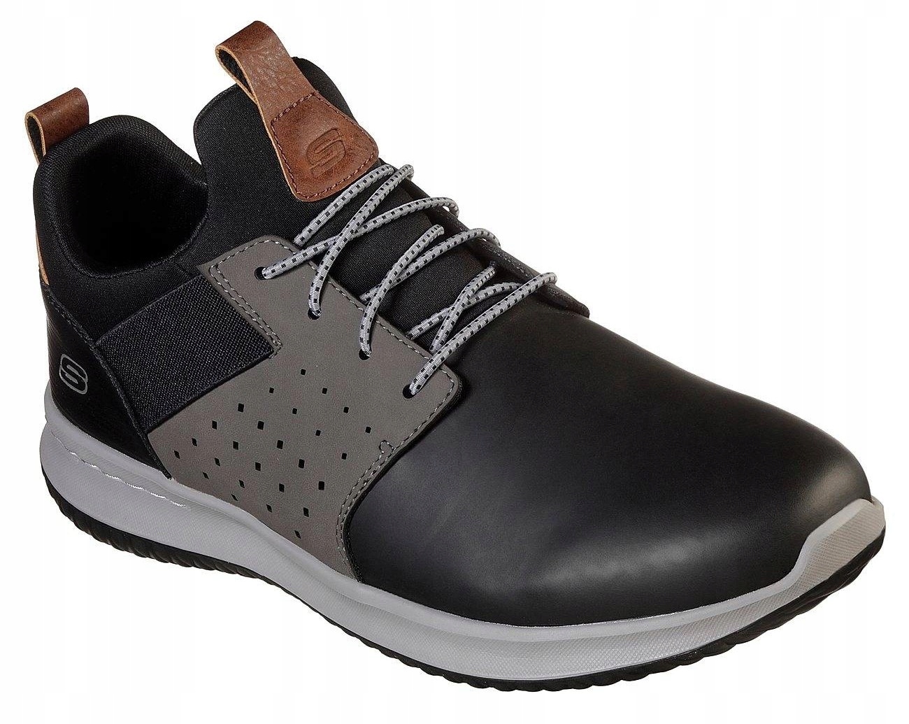 Boty Skechers Delson Axton 65870 kožené 45