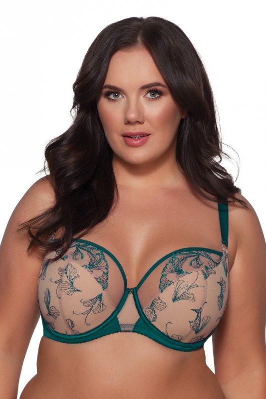 Ava Podprsenka Semi Soft 2087 Emerald Zeleno Béžová 90C