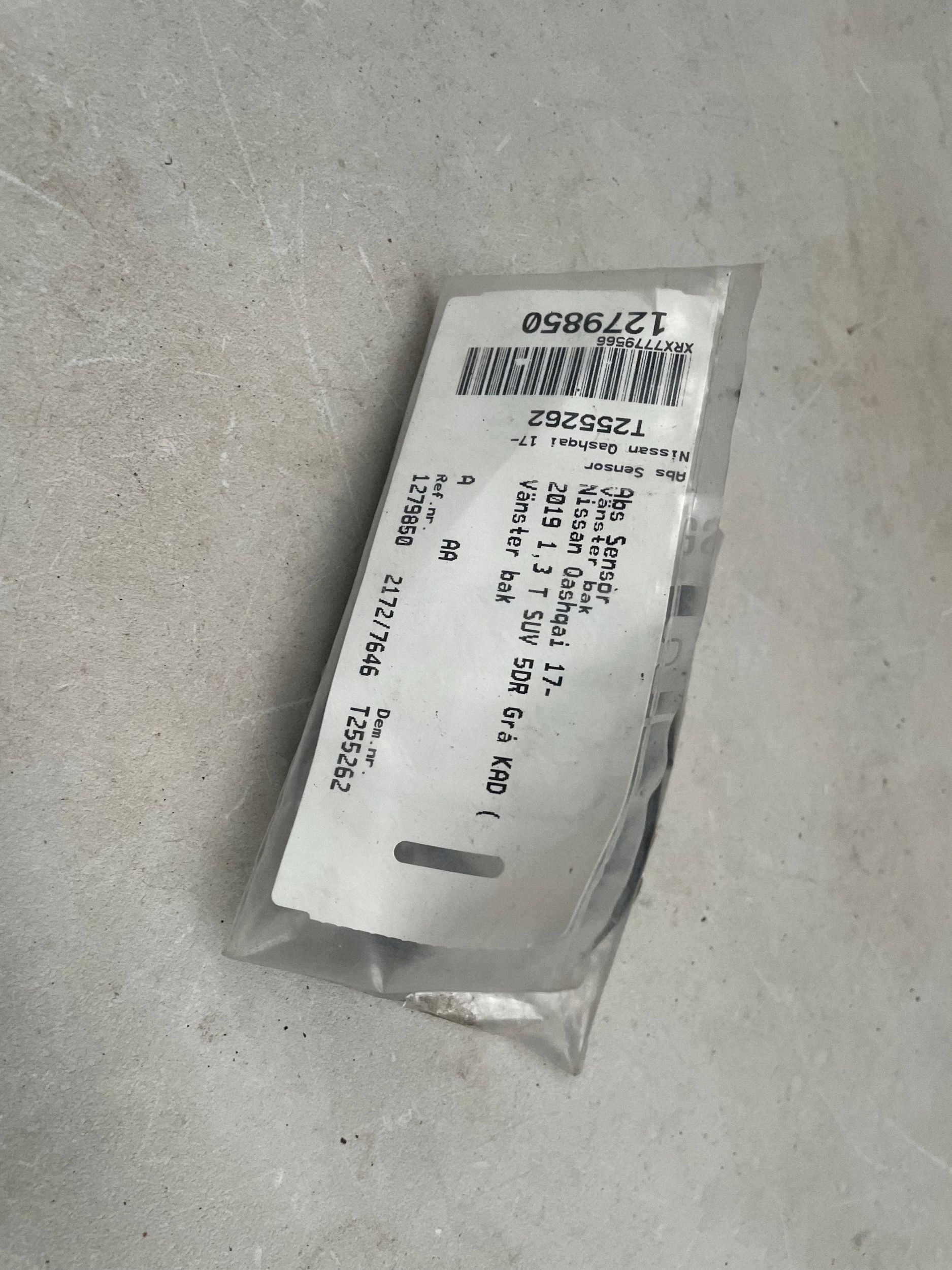 sensor ABS heck NISSAN QASHQAI PA612GF33CZUJNI @A