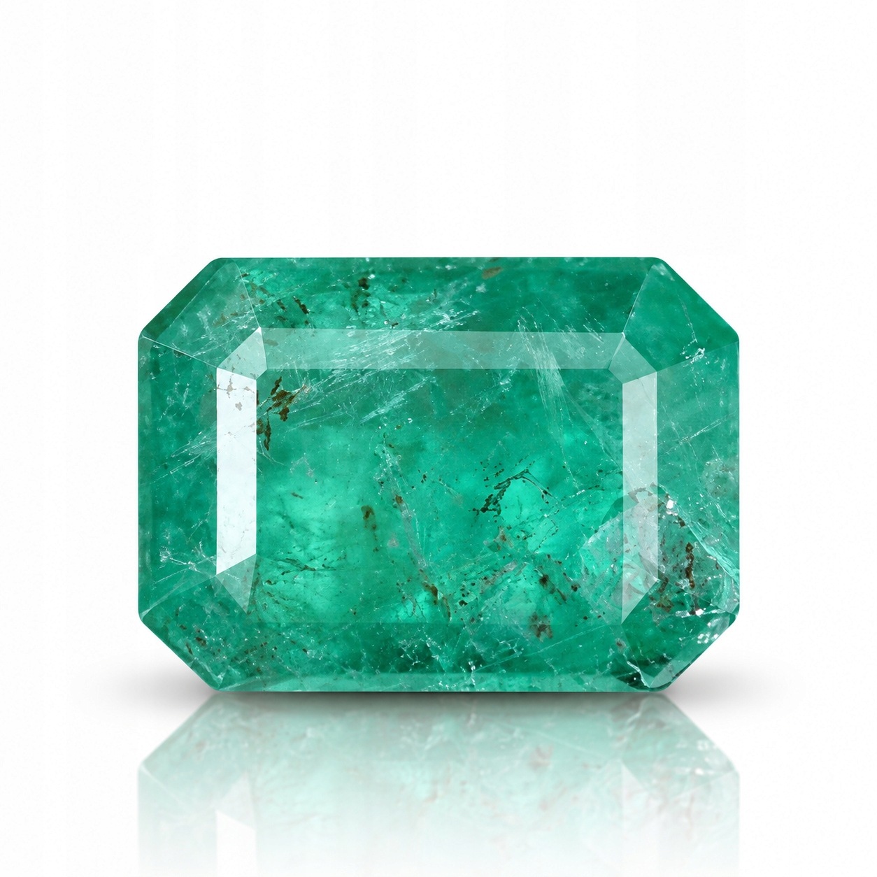 Přírodní Smaragd 1.97 ct Osmiúhelník Zambia I1 certifikát Wbd
