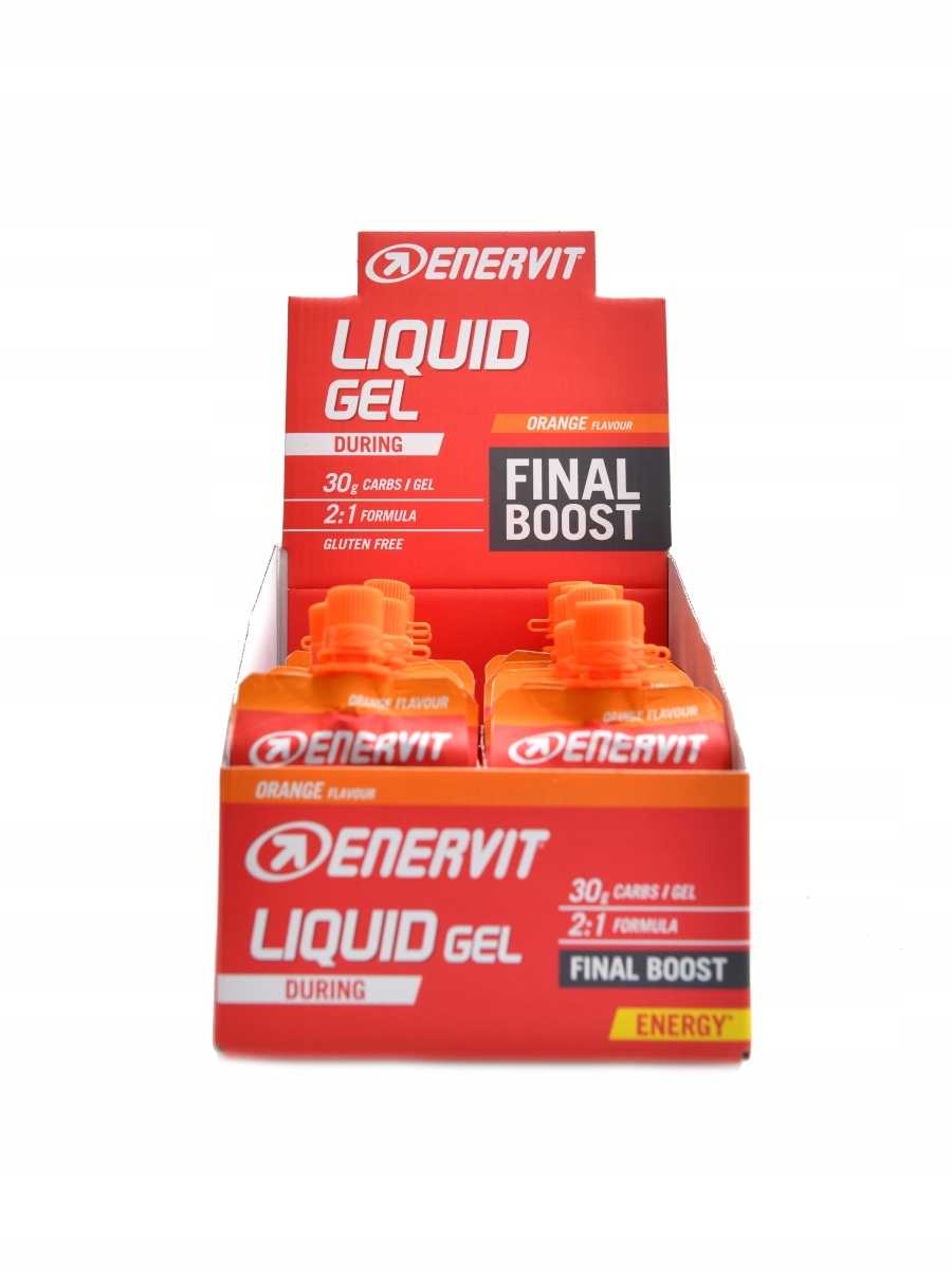 Enervit liquid gel 18 x 60ml economy pack pomeranč