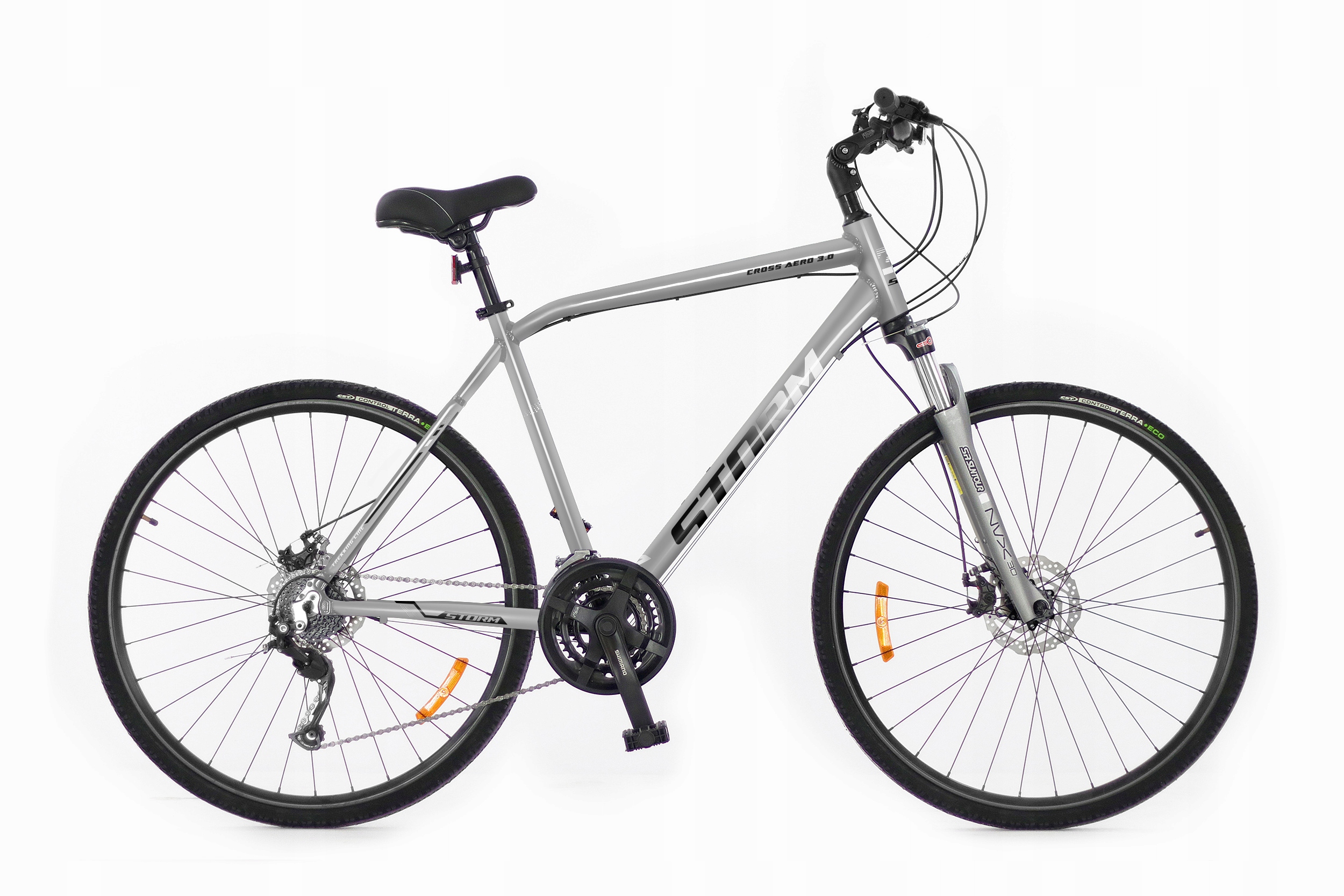 Rower Crossowy Strom Cross Aero 3.0 Rama 21" Koła 28" Shimano Acera