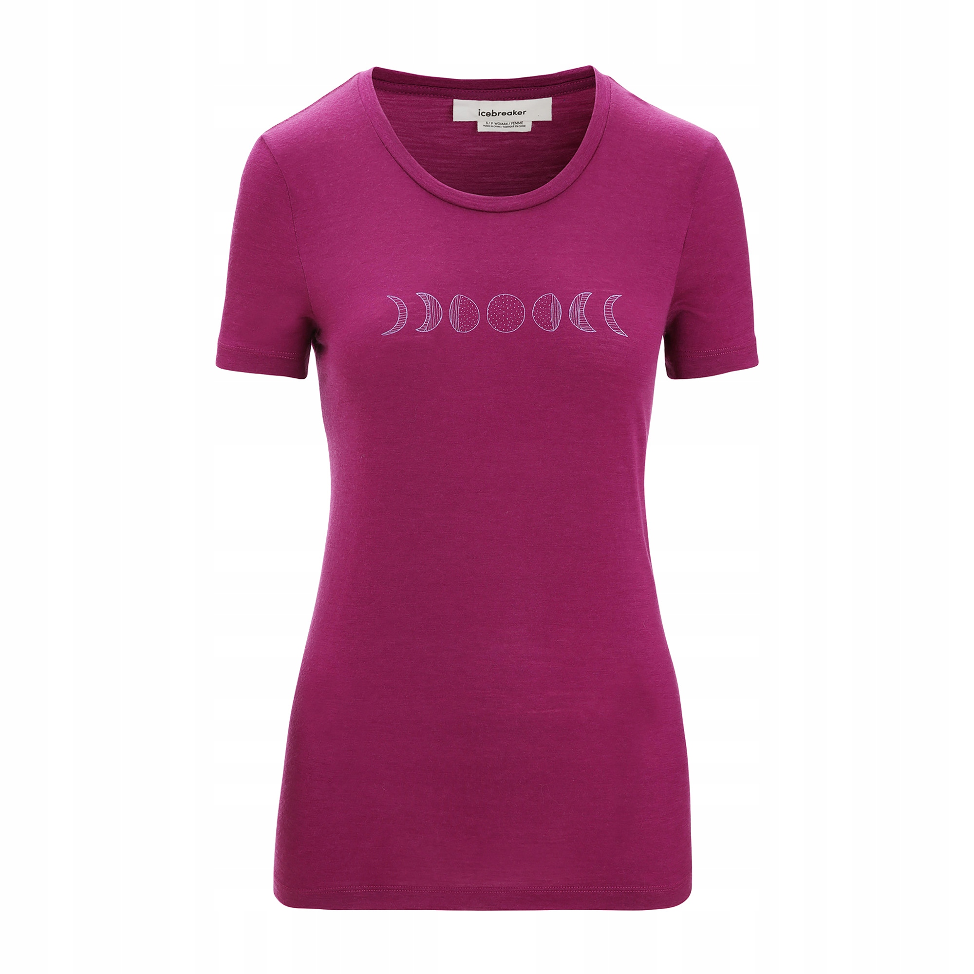 Koszulka trekkingowa damska icebreaker Tech Lite II Moon Phase IB0A56NO7351