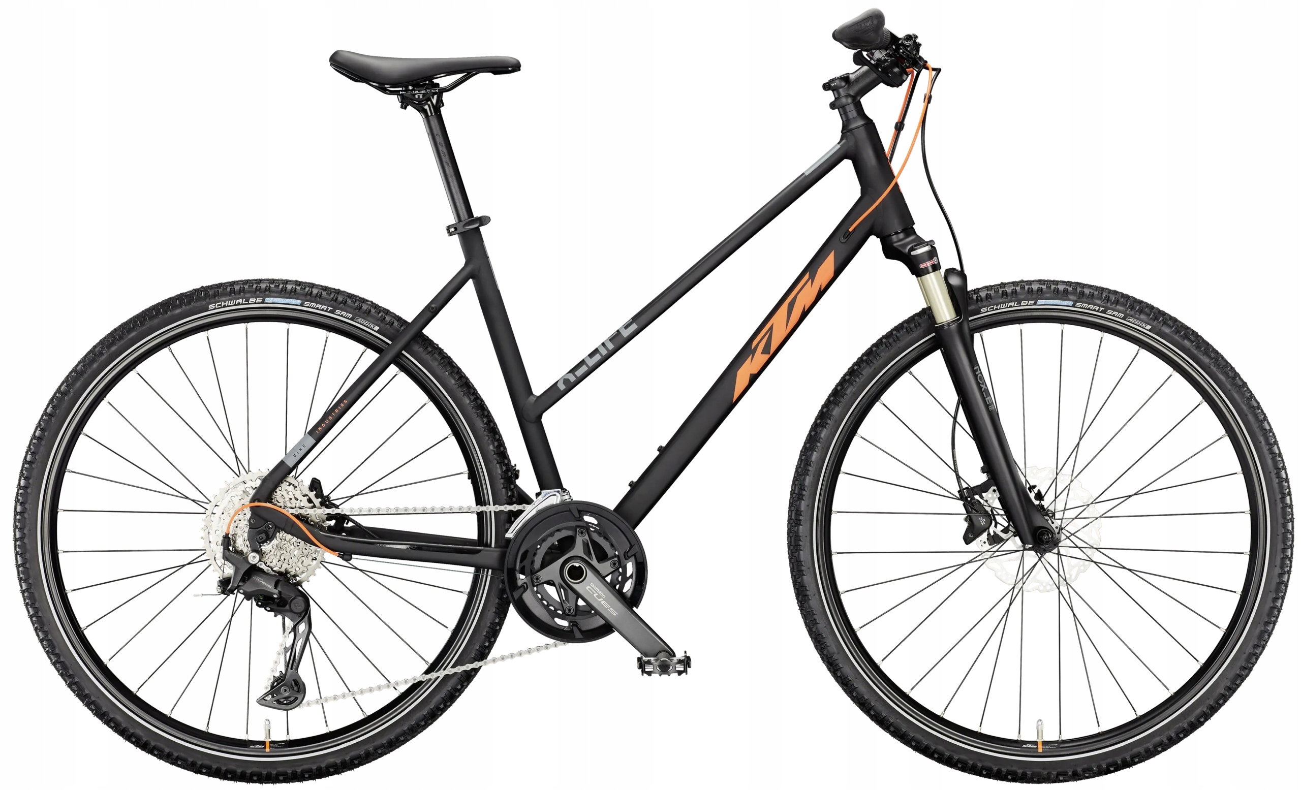 Rower crossowy męski Ktm X-life 1964 Cross D 46 cm koła 28" czarny mat