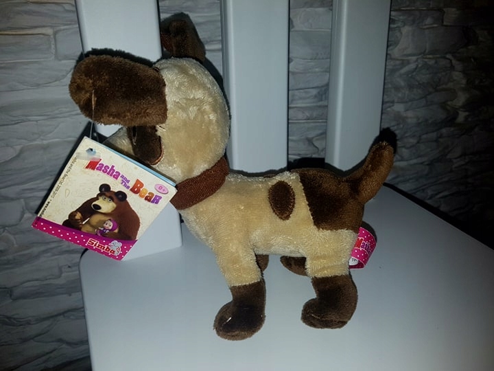 pluszak maskotka Masza i niedźwiedź PIESEK PIES 18 Kod producenta 7457