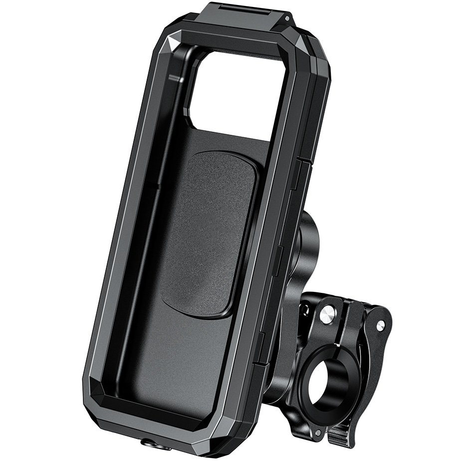 Uchwyt motocyklowy antywibracyjny z etui na telefon 167-HARD-C