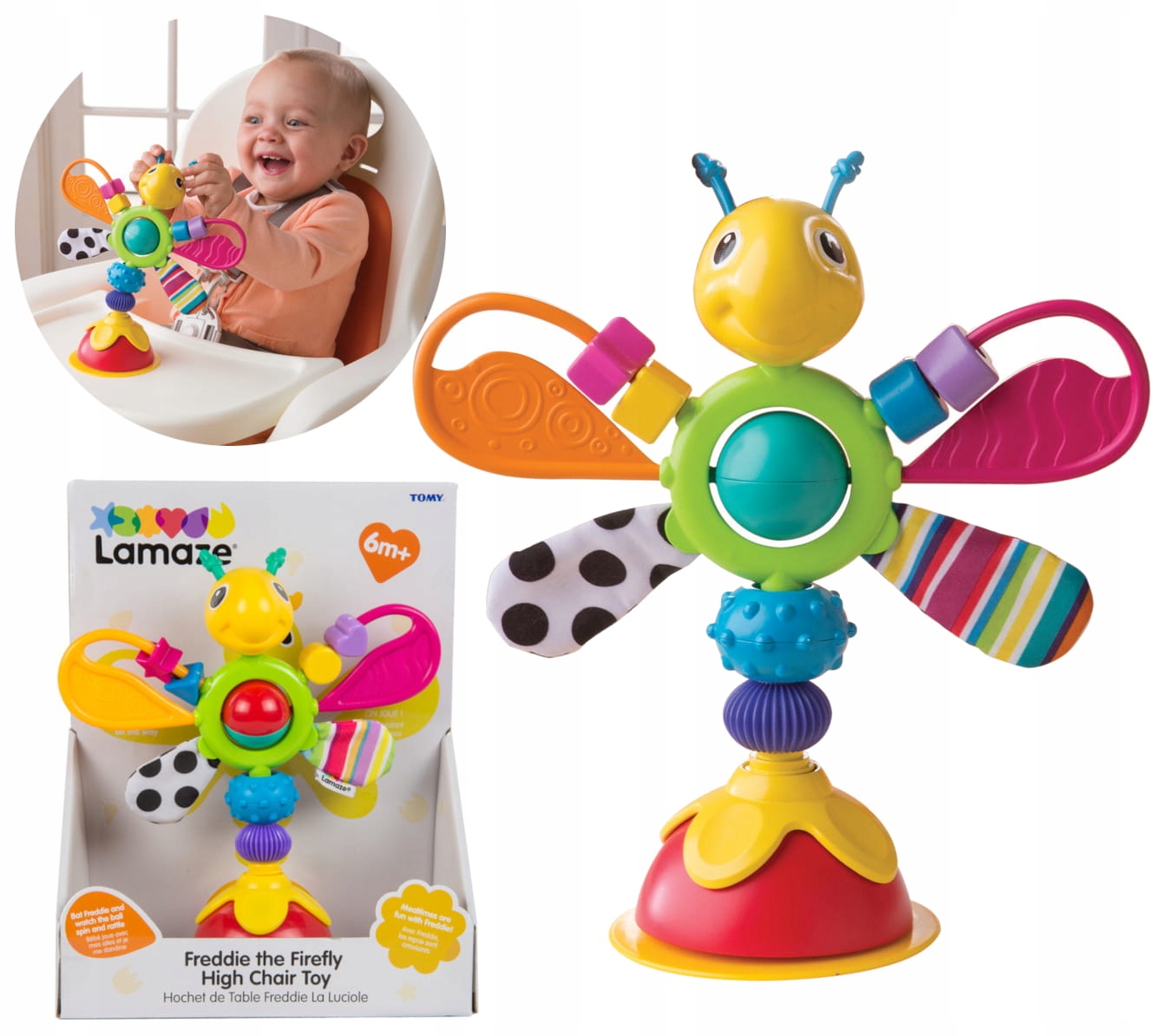 

Tomy Lamaze Motylek Freddie Zabawka Na Krzesełko