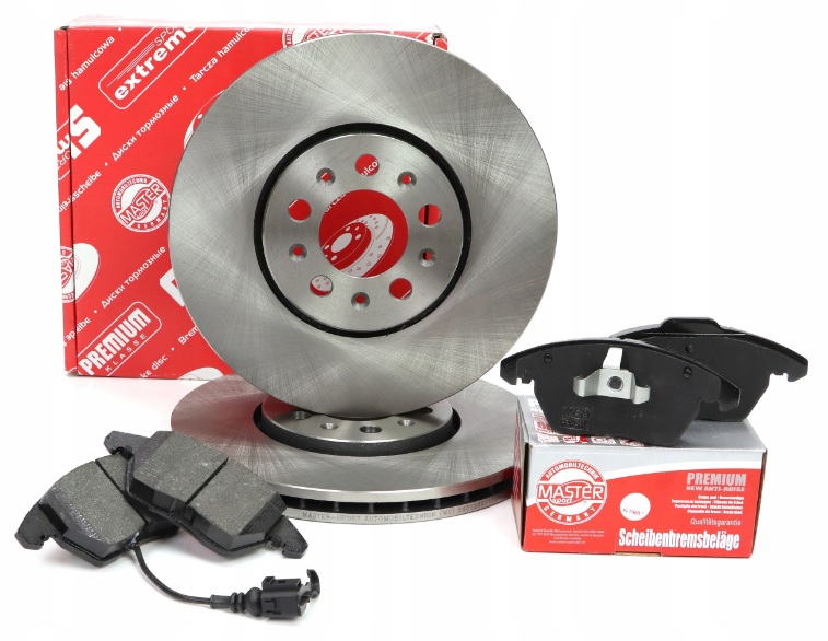 Kotouče přední destičky Škoda Octavia 2 Vw Golf 5 6 Master Sport 288 mm