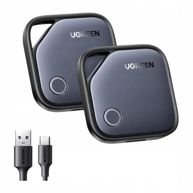 Ugreen CM919 v2 Lokalizator Bluetooth Apple Find My Usb-c 2 szt.
