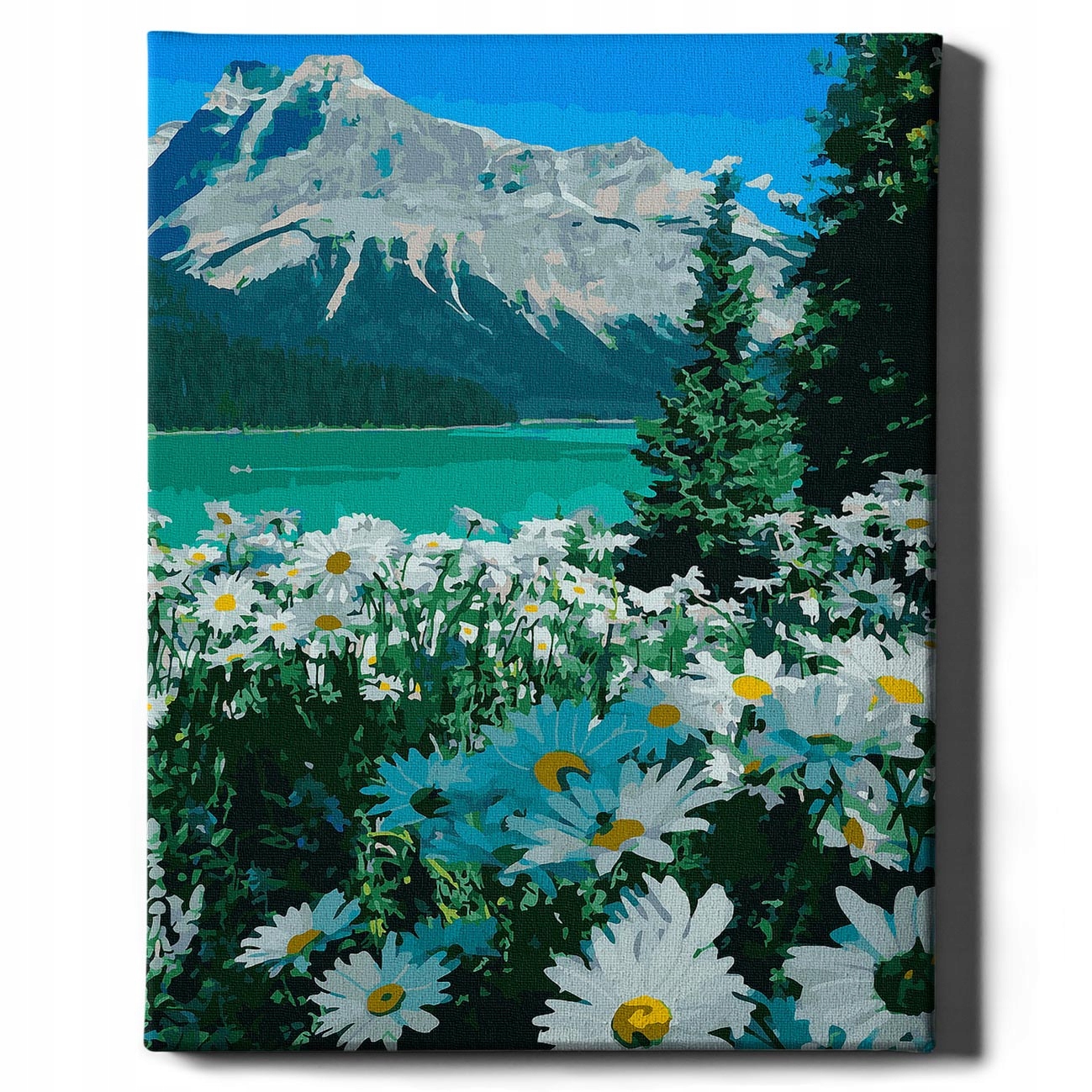 Malování Podle Čísel Hory Obrazy na malování Krajina S Rámem 40x50 cm OhArt