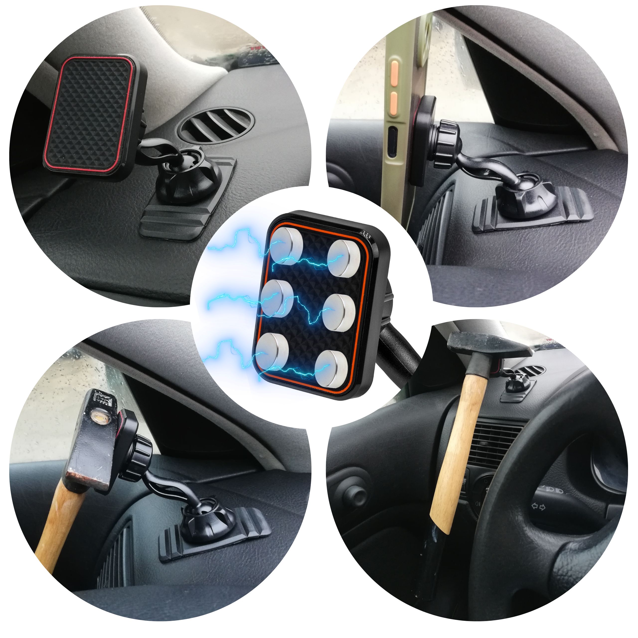 UCHWYT NA TELEFON DO SAMOCHODU MAGNETYCZNY KOKPIT Producent inny