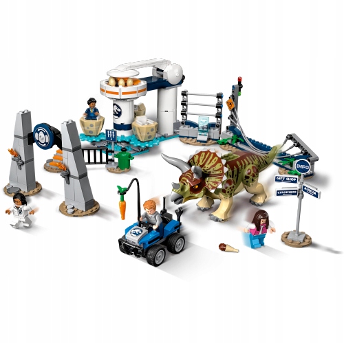 LEGO 75937 JURASSIC WORLD ATAK TRICERATOPSA Marka LEGO
