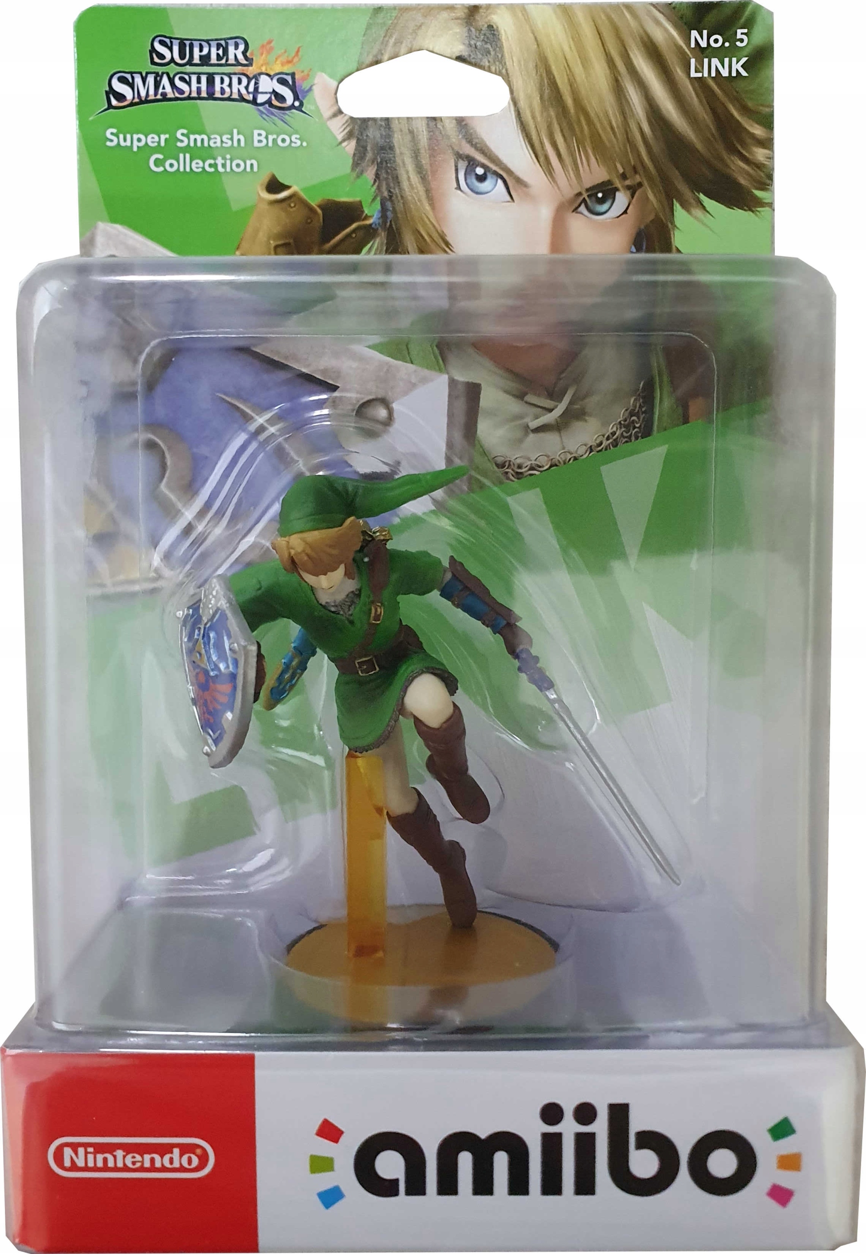 FIGURA AMIIBO SUPER SMASH BROS ZELDA LINK No. 5