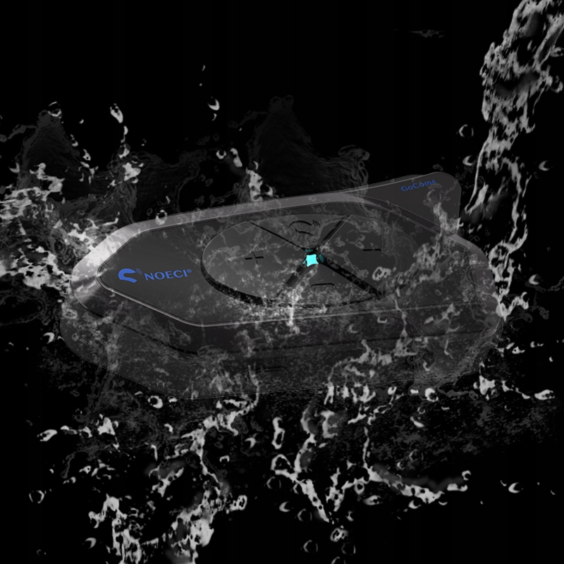 INTERKOM MOTOCYKLOWY KONFERENCJA GOCOM4 BT 5.1 PL Montaż bazy na zaczep