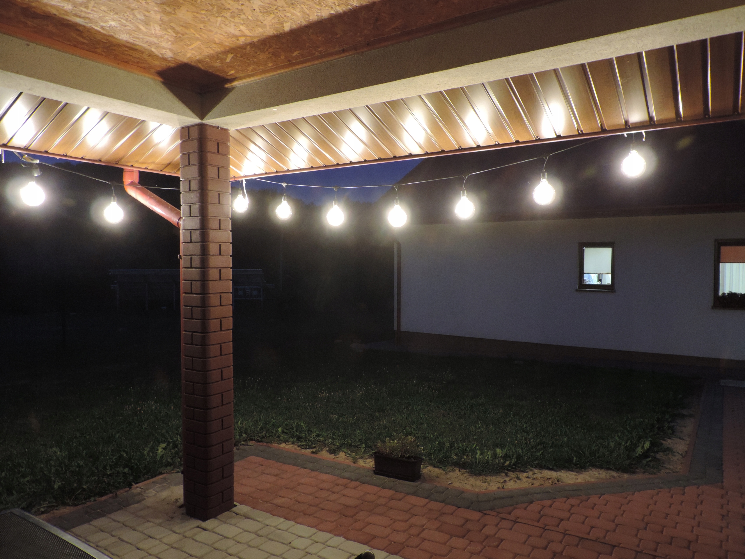 

Girlanda Ogrodowa Girlandy Led 5m 10x8W G125 230V