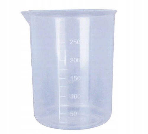 Kubek plastikowy z miarką 250/300ml miarka